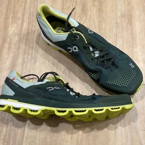 On Running Cloudsurfer Jungle/Lime, Men’s 13 - Barely Worn